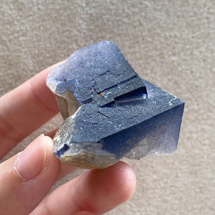 英國藍墨水螢石 I Elbolton Mine 48.3g 23E03EM8 (2)