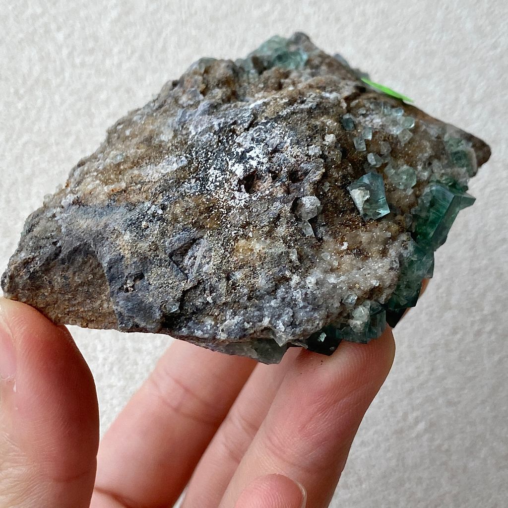 挖掘機終結者｜英國日光螢石 22L03ETB10 140.7g  (7)