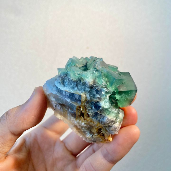 頑皮侏儒礦袋｜英國日光螢石 23D03NGC13 (1)