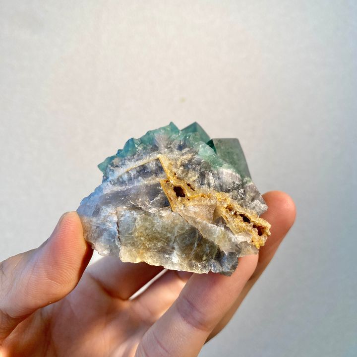 頑皮侏儒礦袋｜英國日光螢石 23D03NGC13 (2)