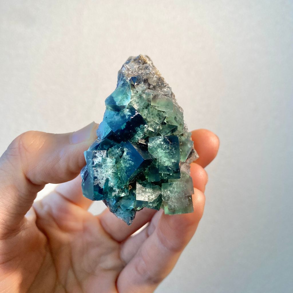 頑皮侏儒礦袋｜英國日光螢石 23D03NGC14 (1)