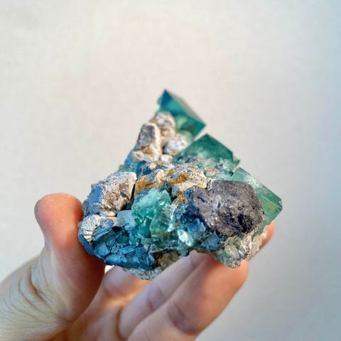 重金屬｜英國日光螢石23D03HMA11 – 宇宙合作社｜水晶礦物標本國際礦物