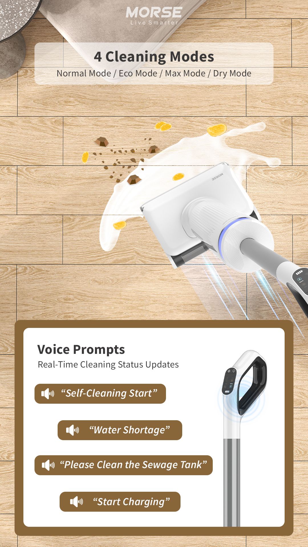 4 cleaning mode