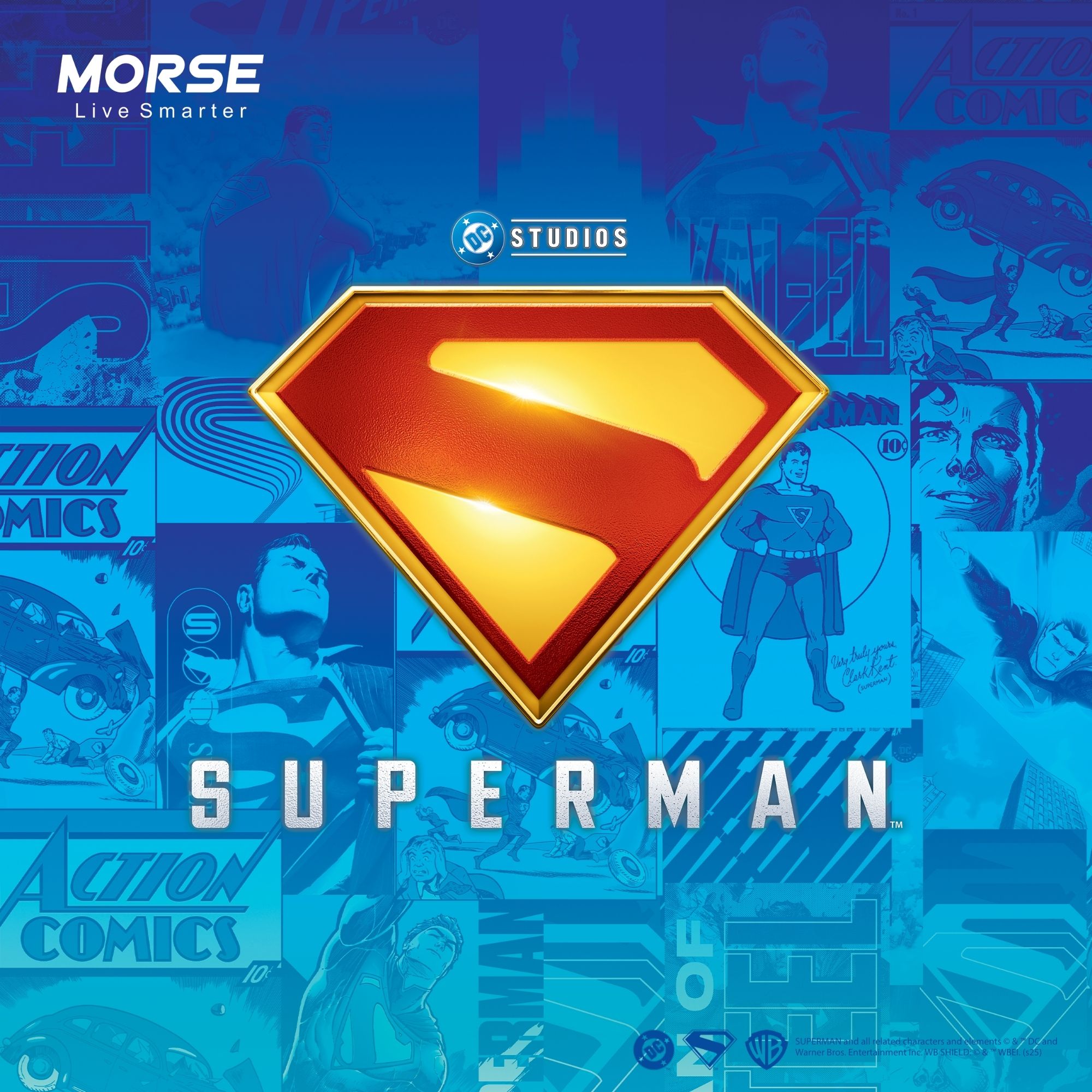 MORSE x Superman G5 Cordless Vacuum: Kryptonian Cleaning Power!