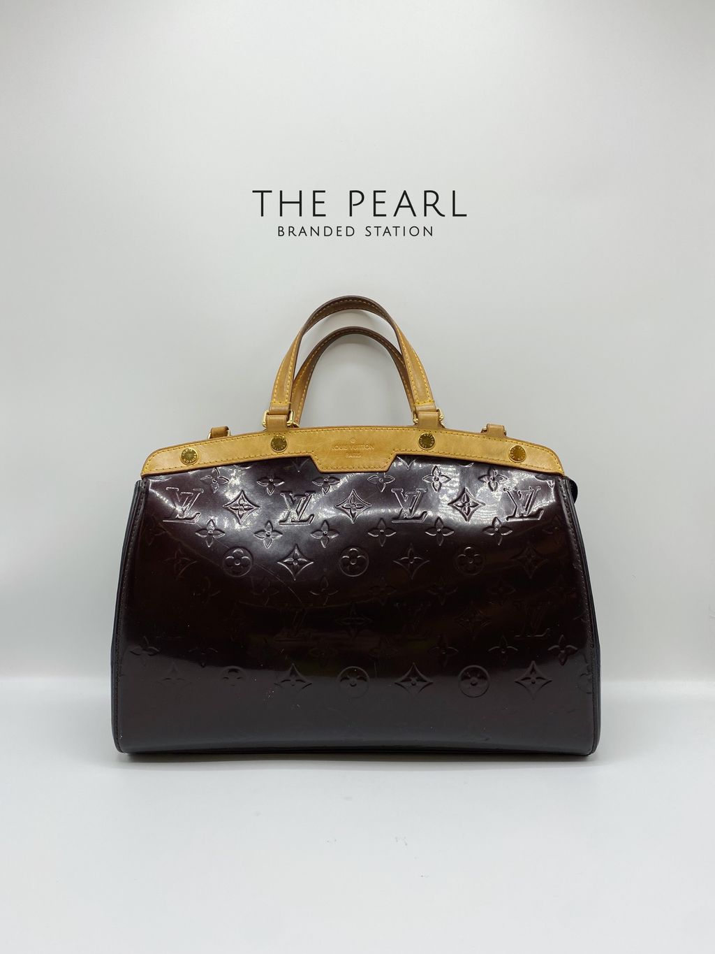 Louis Vuitton Brea MM Amarante Vernis Leather – The Pearl Branded Station
