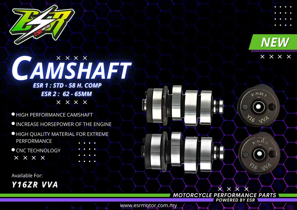 CAMSHAFT ESR MOTOR Y16ZR