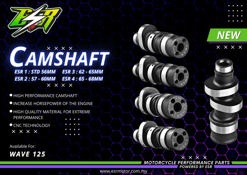 CAMSHAFT ESR MOTOR WAVE 125