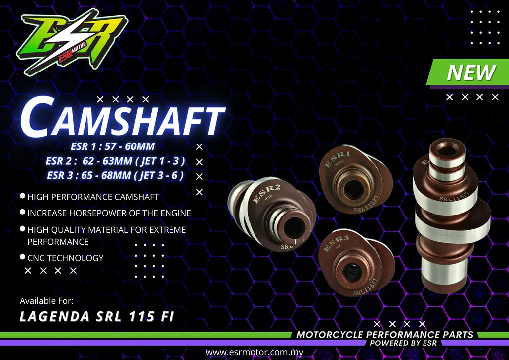 CAMSHAFT ESR MOTOR LAGENDA SRL 115 FI