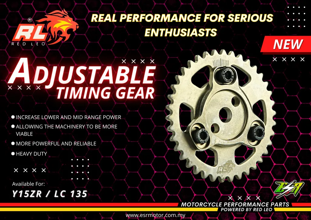 ADJUSTABLE TIMING GEAR FOR Y16ZR / Y15ZR / LC135 / EX5 DREAM / WAVE 125