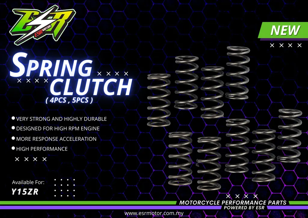 ESR CLUTCH SPRING RACING Y15ZR / RS150 / LC135 4S,5S / WAVE 125