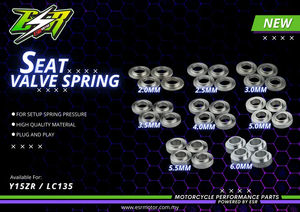 SEAT VALVE SPRING ESR MOTOR