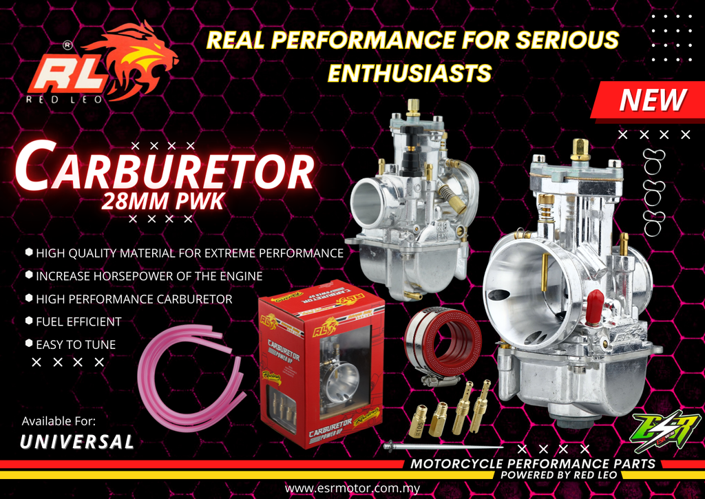 CARBURETOR RACING RED LEO – ESR Motor