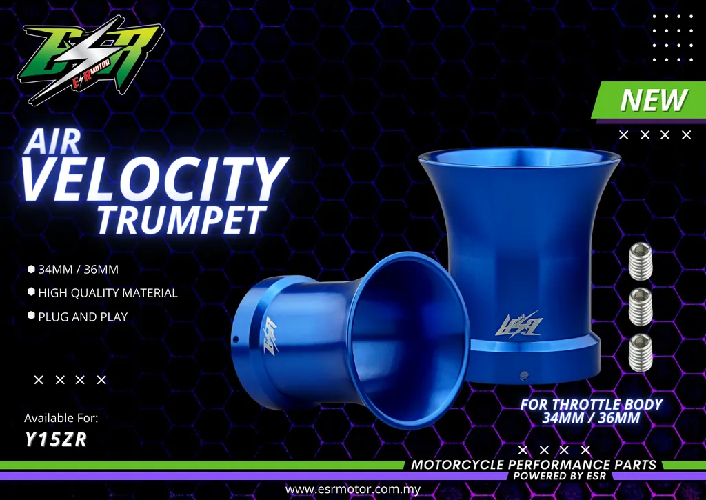 AIR VELOCITY TRUMPET THROTTLE BODY - ESR MOTOR