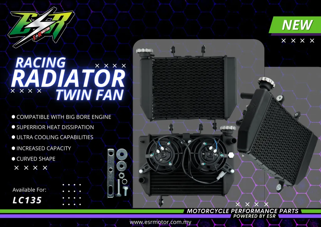 RADIATOR RACING ESR MOTOR