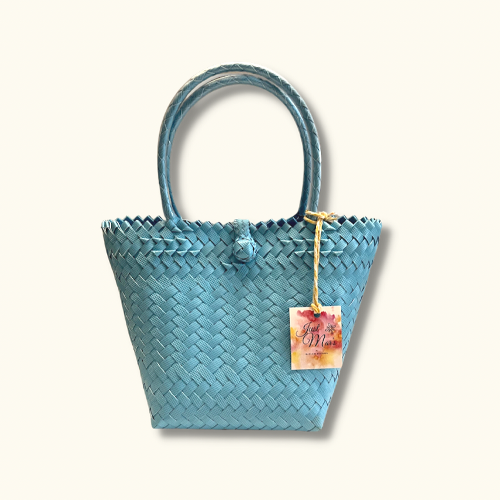 Blue extra small pecan bag