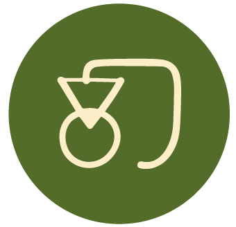 幻 logo round