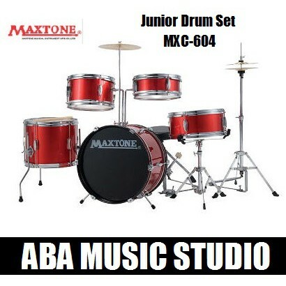 Junior Drum Set 5 pcs (Maxtone) MXC-604 – ABA MUSIC STUDIO