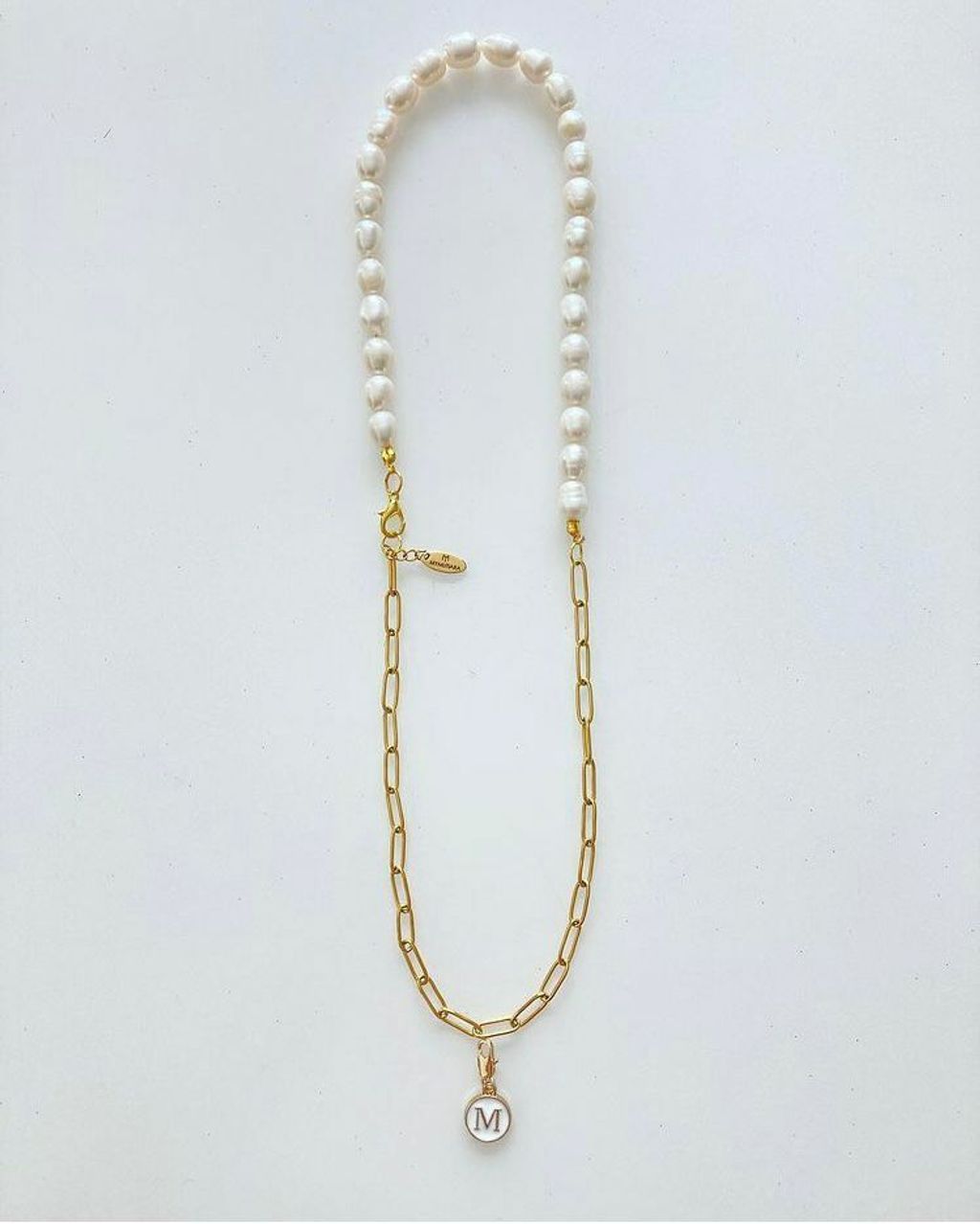 Natural Pearl Square Chain 2.jfif