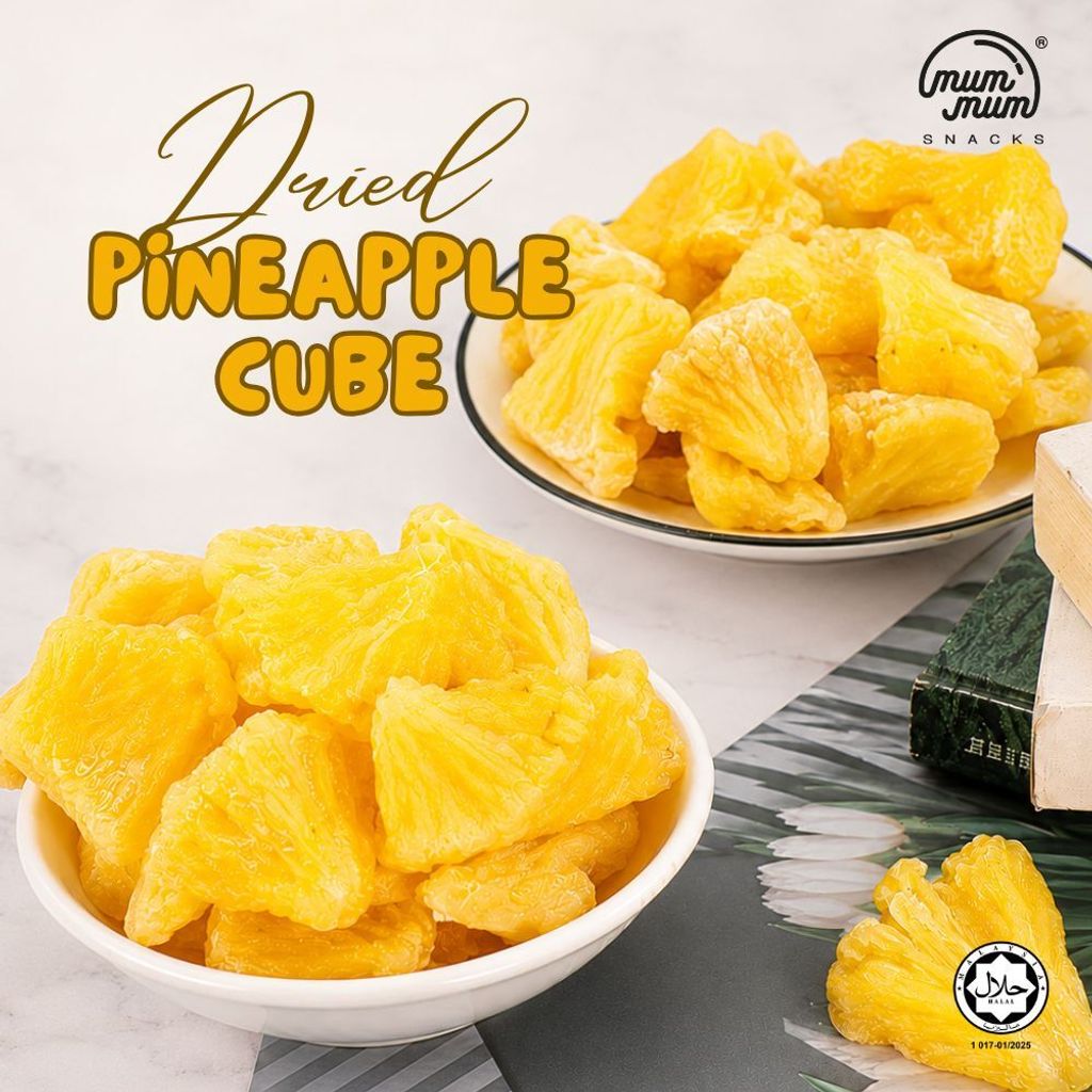 Dried Pineapple Cube-1