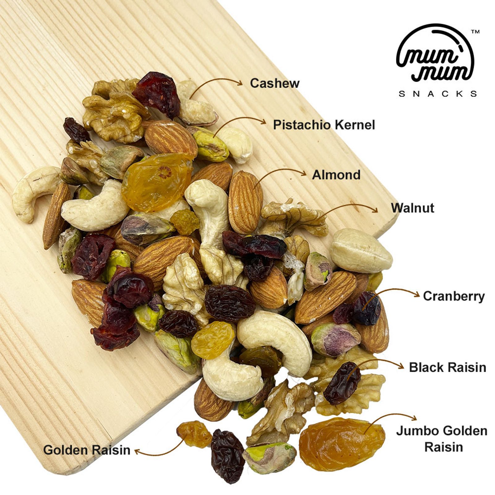 8 in 1 Assorted Raw Mix Nuts / Mix Nuts Mentah — photo 2