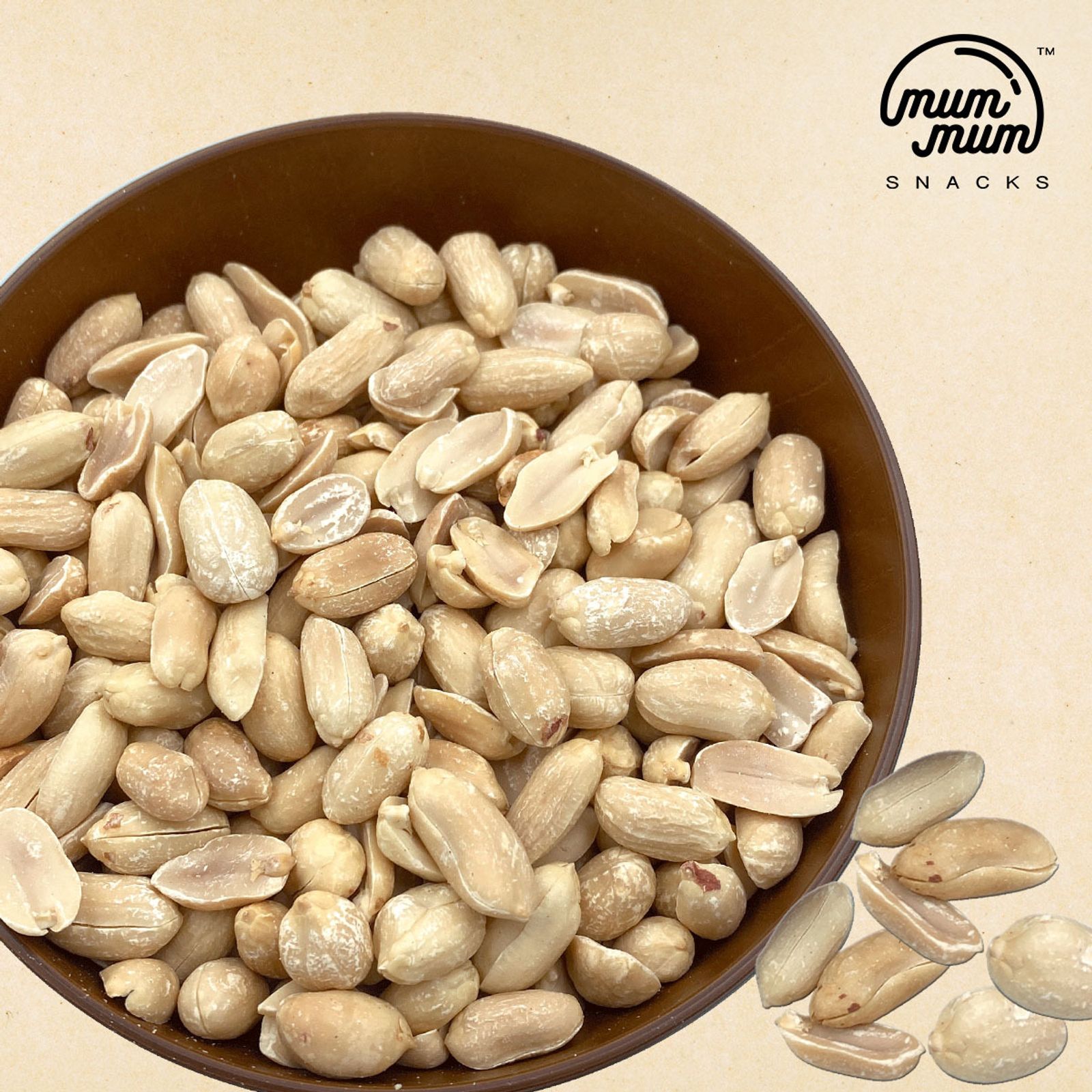 Roasted Unsalted Shandong Peanuts / Kacang Shandong Unsalted