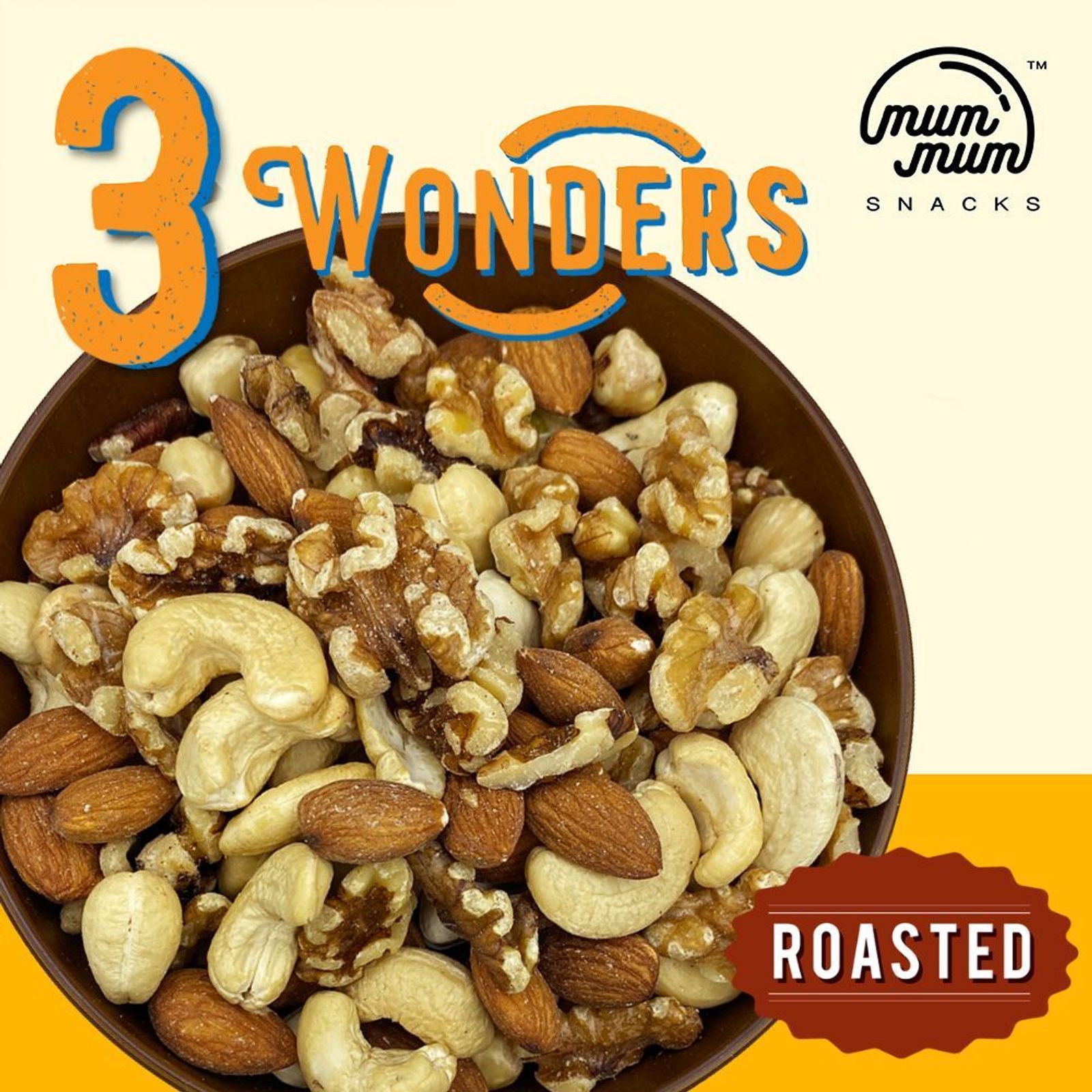 Mum Mum 3 Wonders Premium Roasted Mixed Nuts