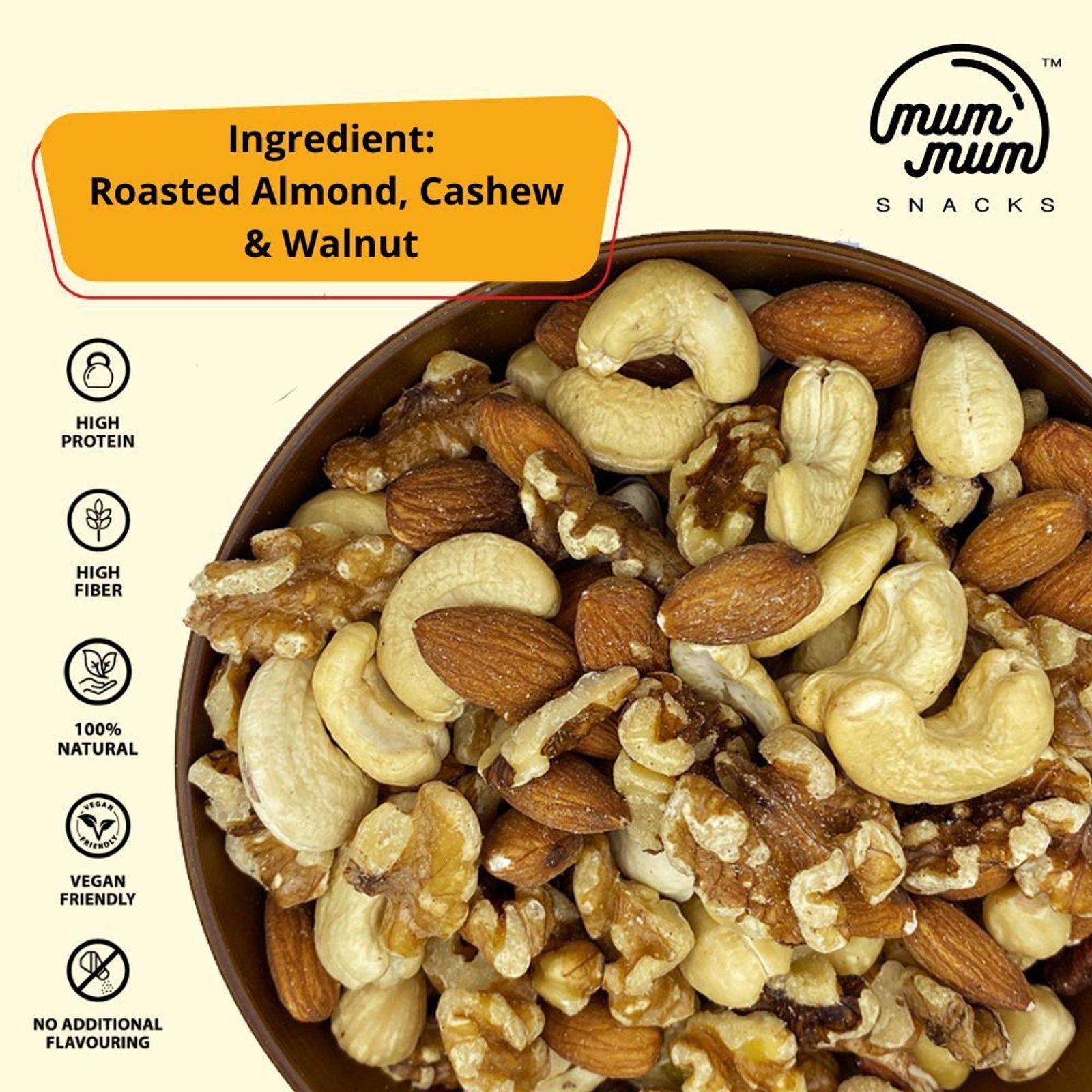 Mum Mum 3 Wonders Premium Roasted Mixed Nuts — photo 2
