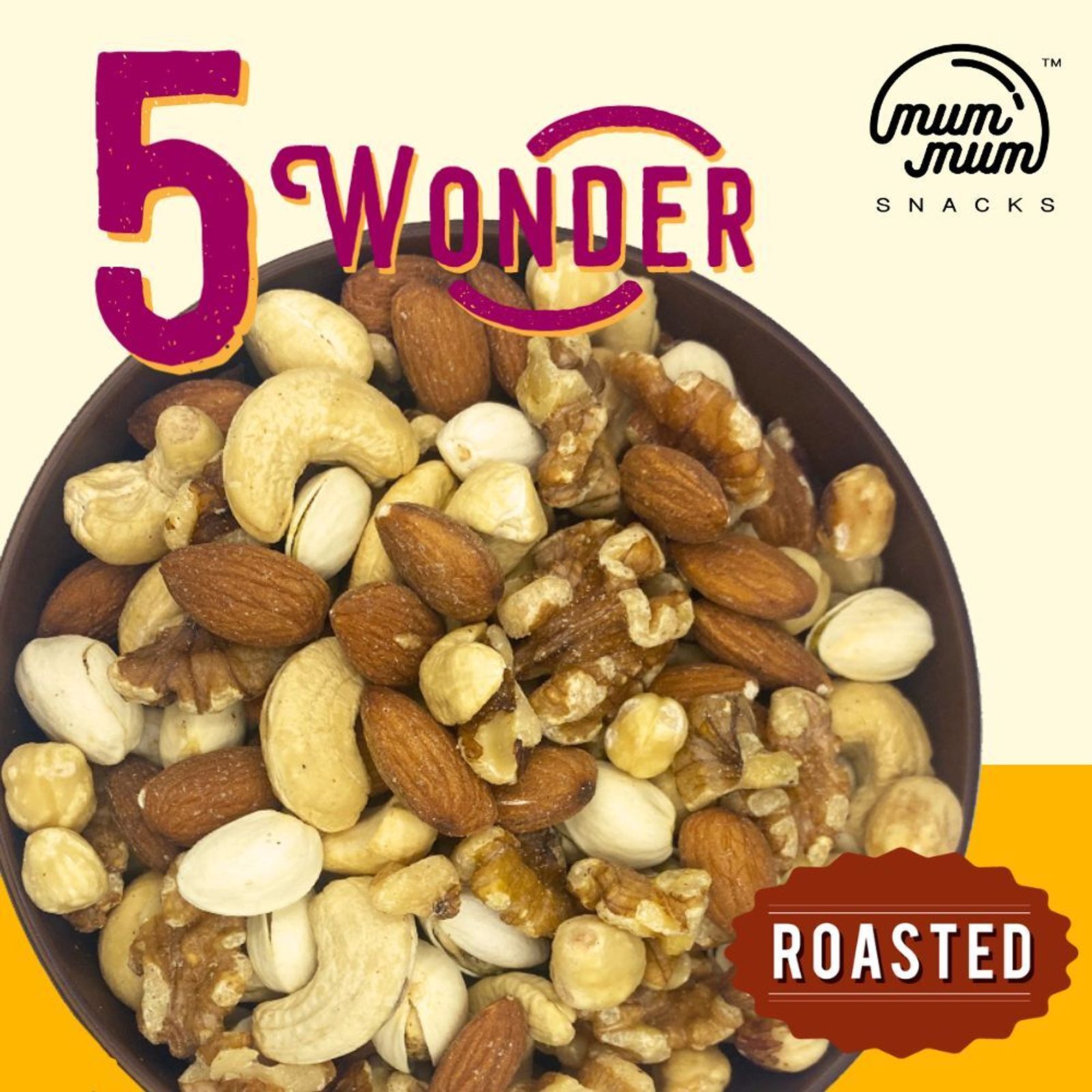 Mum Mum 5 Wonders Premium Roasted Mixed Nuts