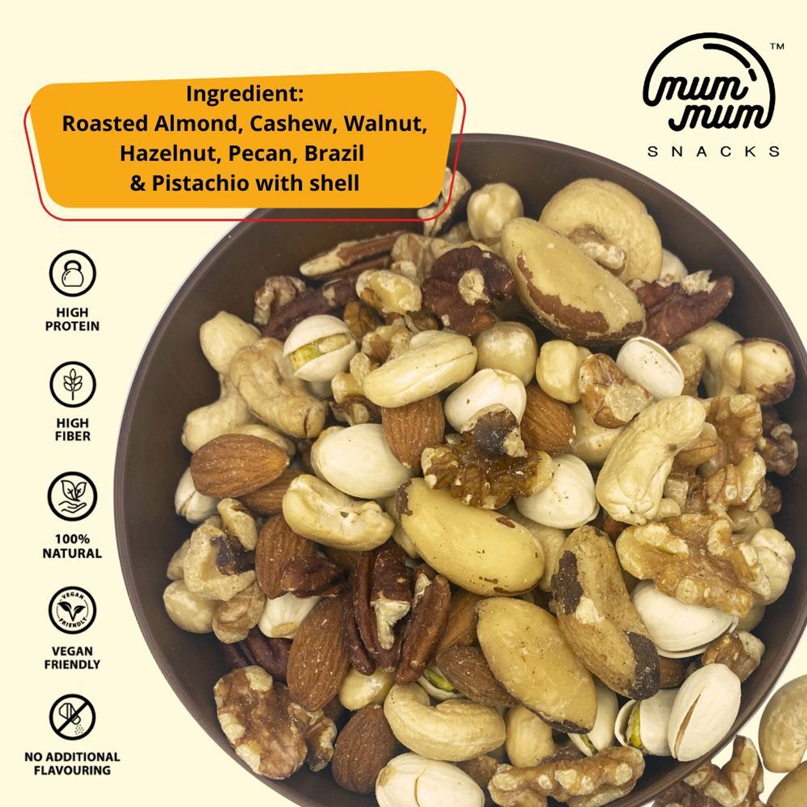 Mum Mum 7 Wonders Premium Roasted Mixed Nuts — photo 2