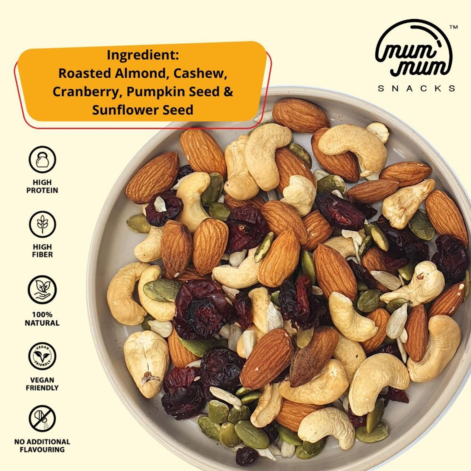 Gym Booster - Almond, Cashew, Cranberry, Pumpkin & Sunflower Seed — photo 2