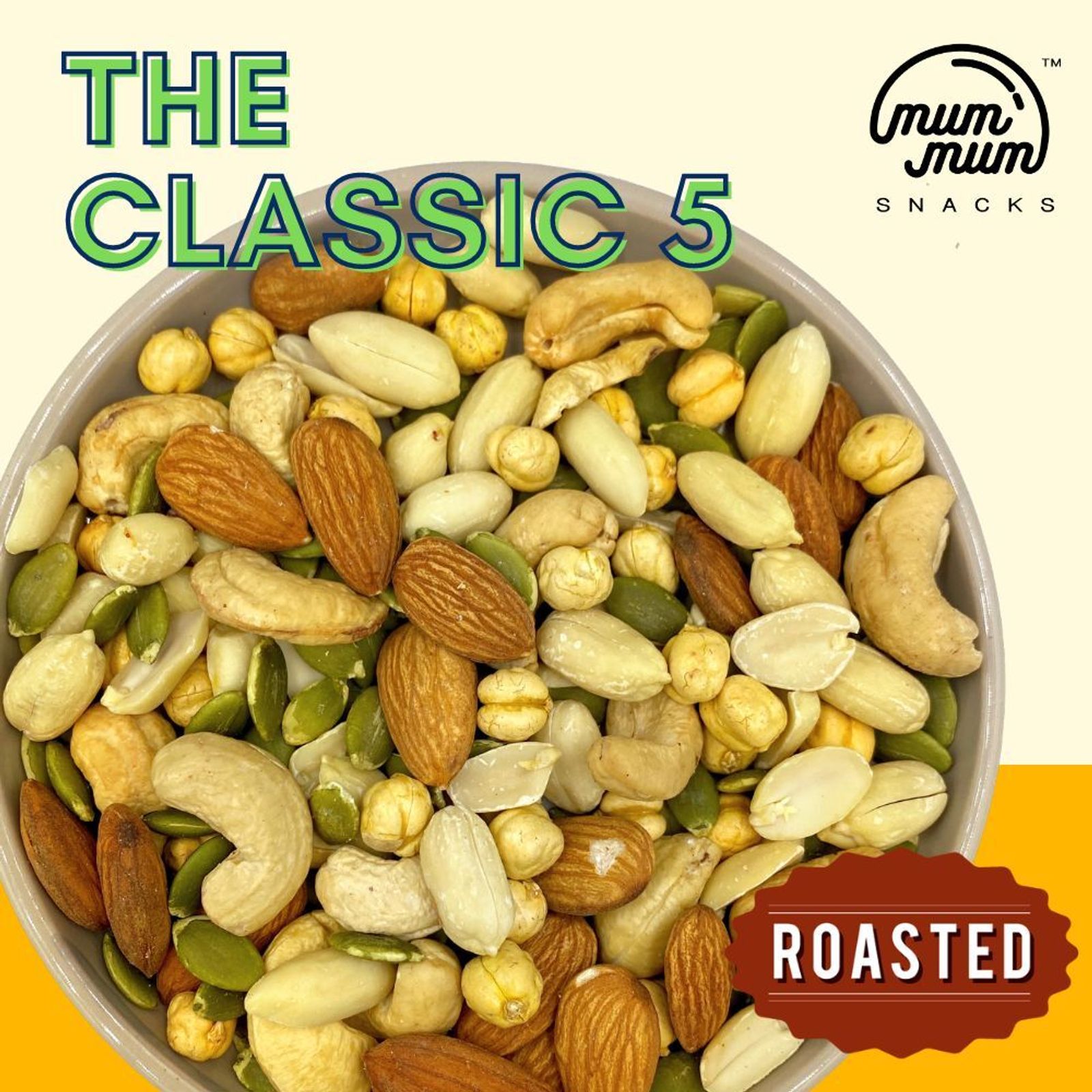 Classic 5 Premium Roasted Mixed Nuts