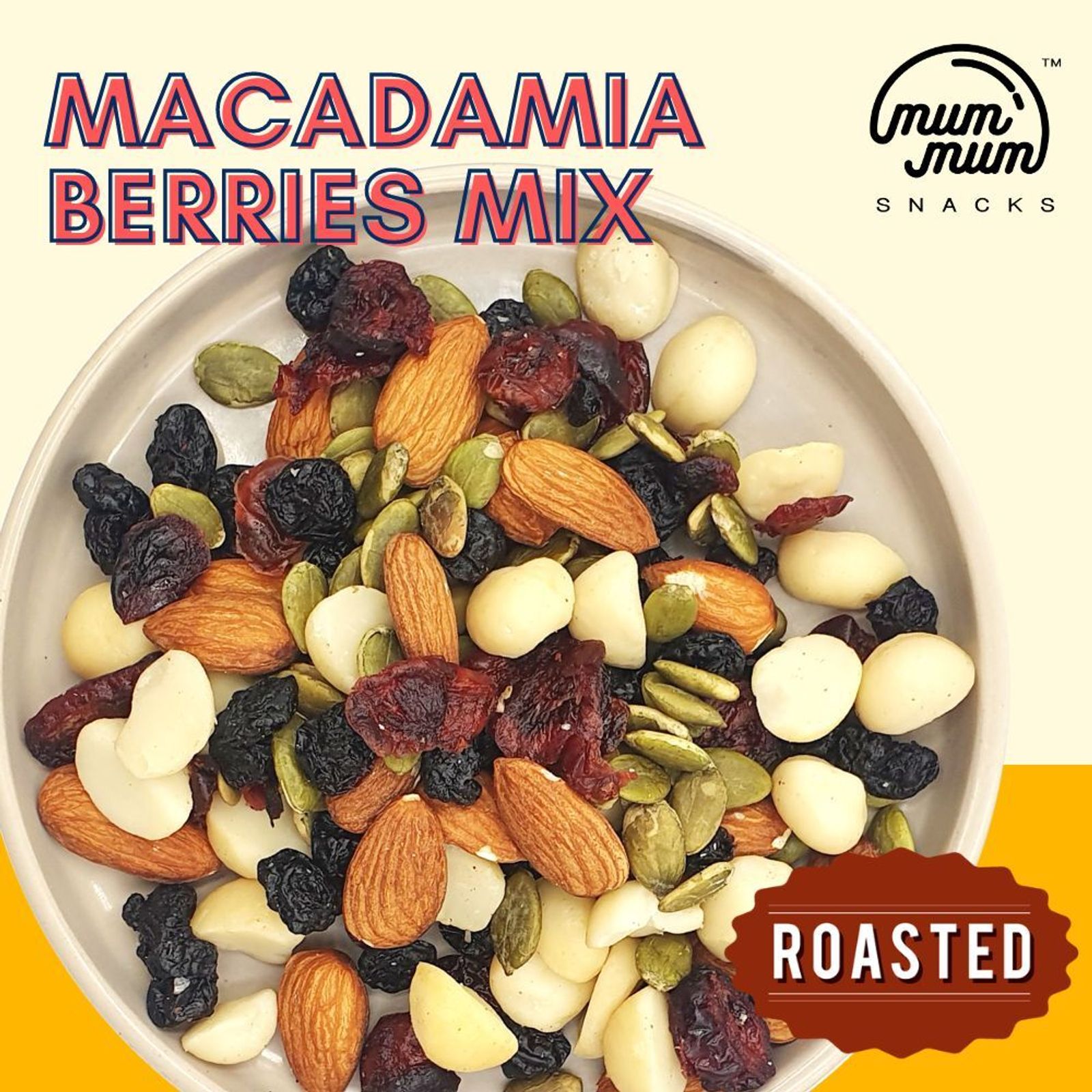 Macadamia Berries Mix - Macadamia, Almond, Walnut, Blueberry, Cranberry & Pumpkin Seed — photo 1