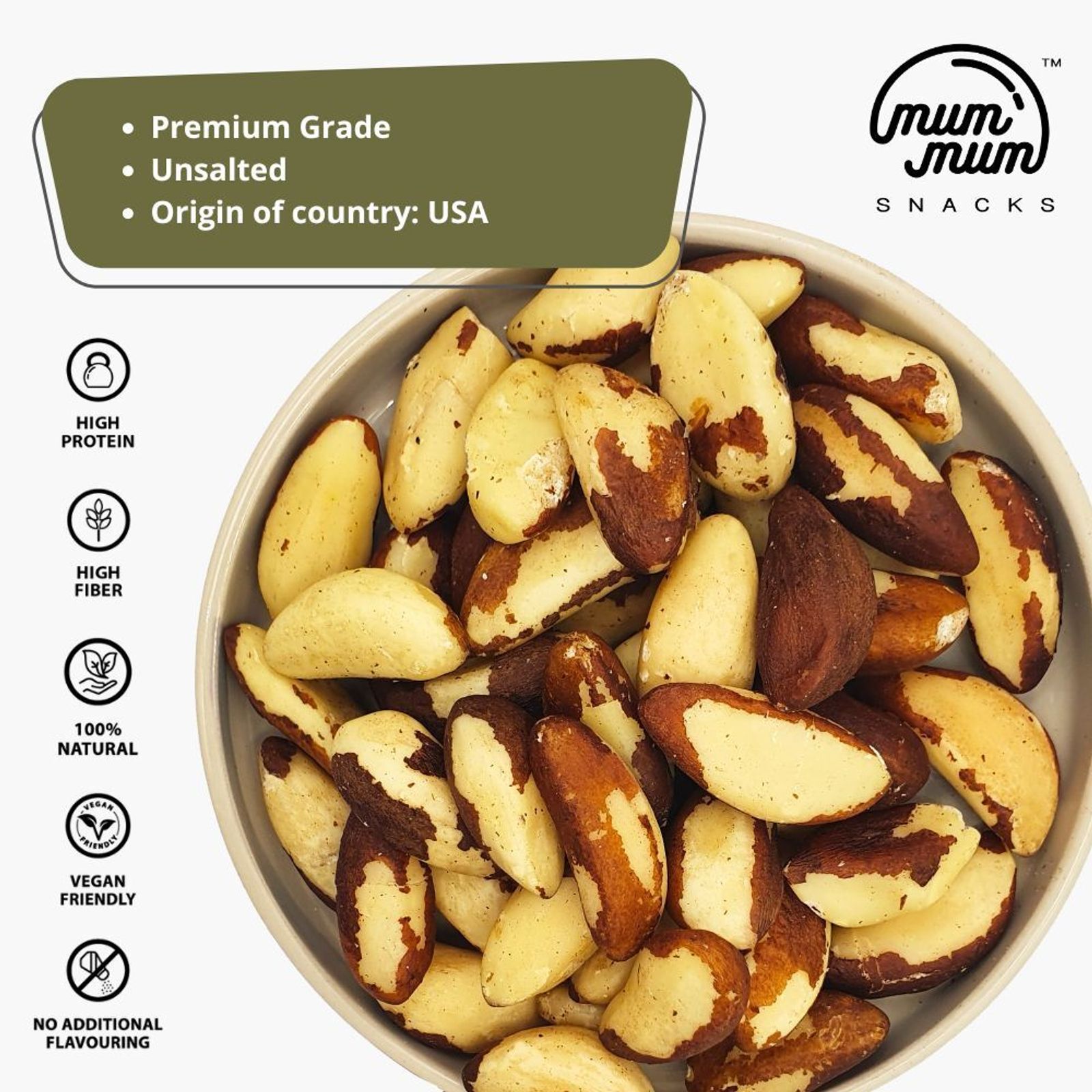 Premium Roasted (Unsalted) Brazil Nut — photo 2