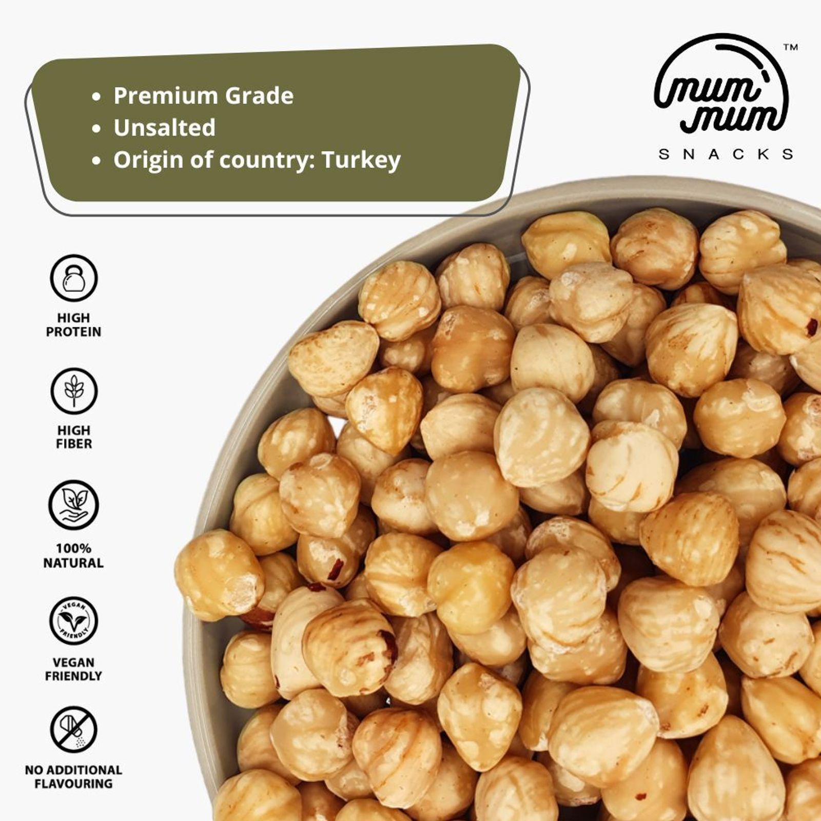 Premium Turkey Roasted (Unsalted) Skinless Hazelnut — photo 2