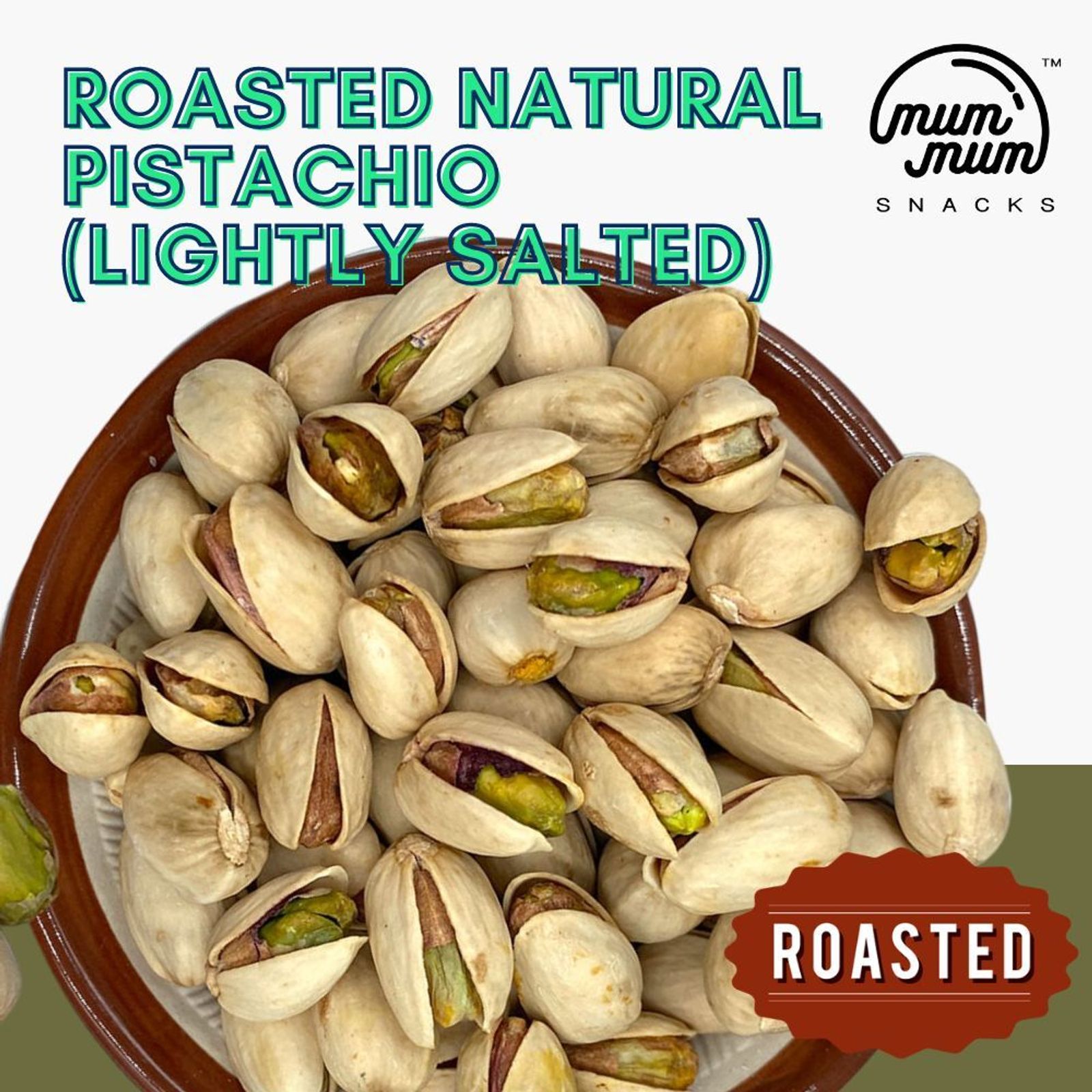 Natural Roasted Unbleached Salted Pistachio — photo 1