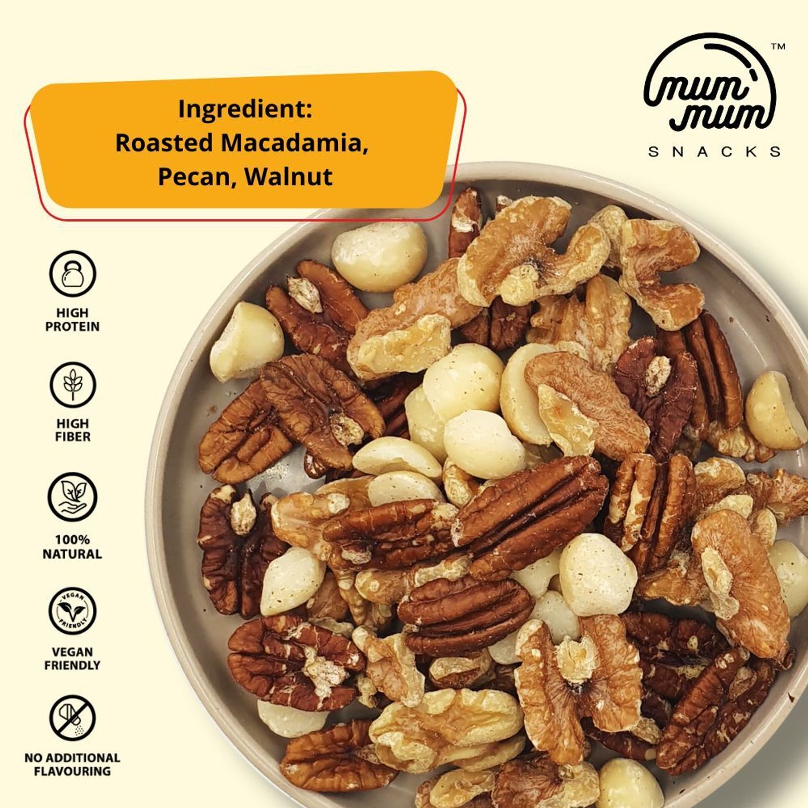 Macadamia Trail Mix - Macadamia, Pecan & Walnut — photo 2