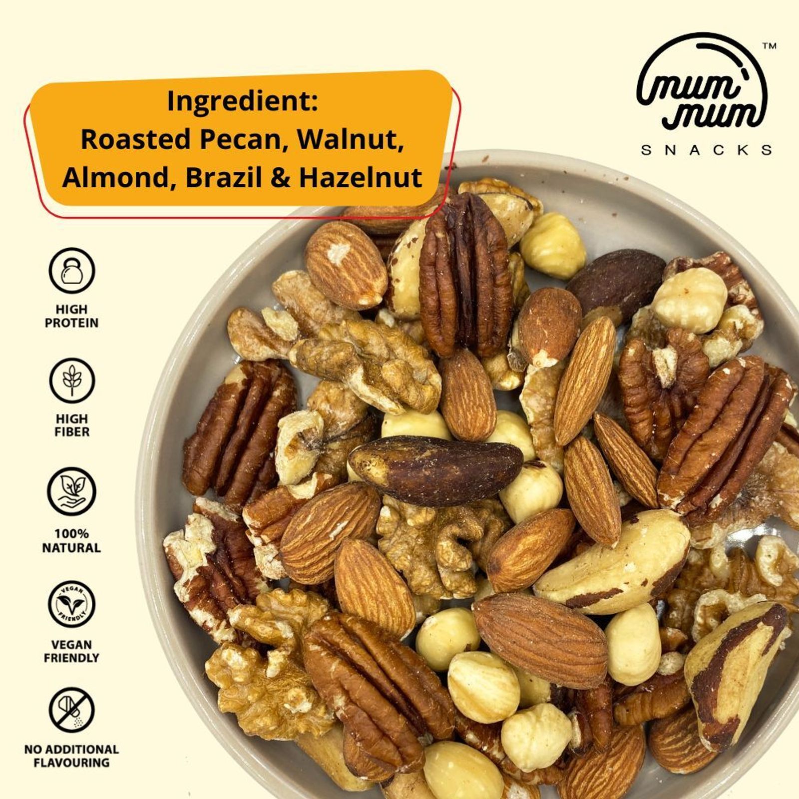 Crunchy Keto Duo Delight [500g each] - Macadamia Crunchy 5 Mix & Keto Trail Mix — photo 2