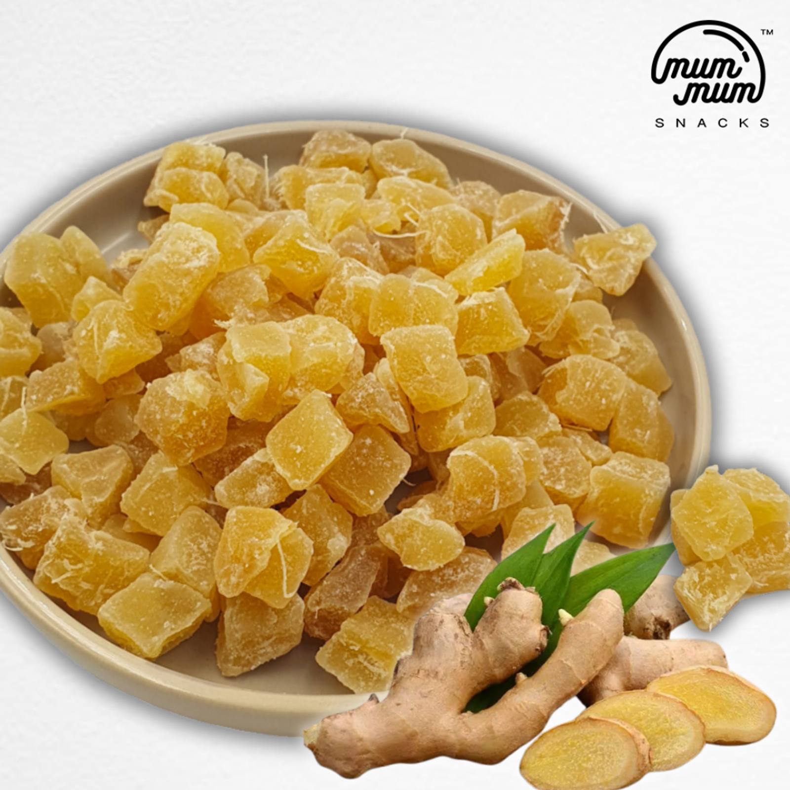 PREMIUM Crystalized Bentong Ginger Cube / Halia Kering / 结晶姜 — photo 1