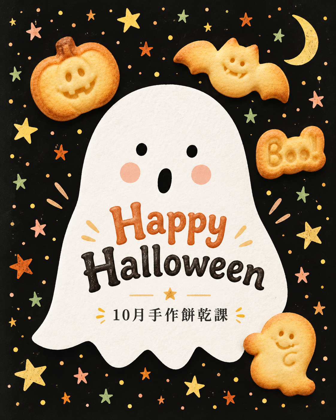 １０月份萬聖節餅乾課程資訊