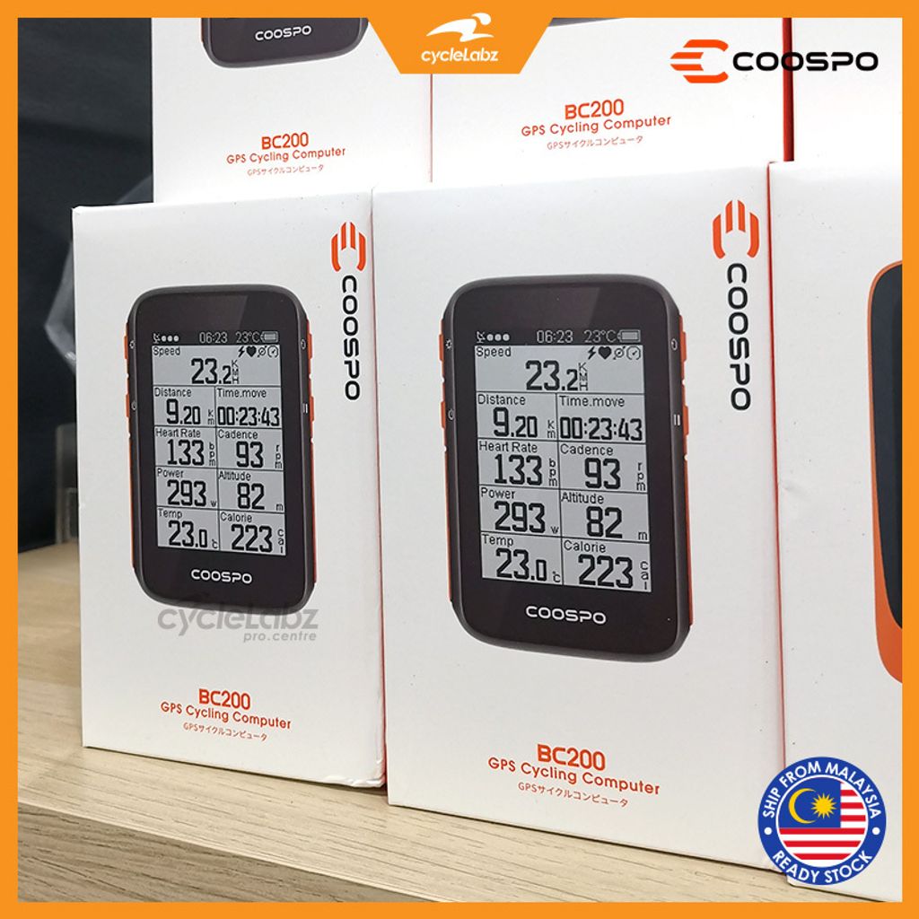 CooSpo BC200 Bike Cycling Computer GPS Glonass BeiDou Wireless ...