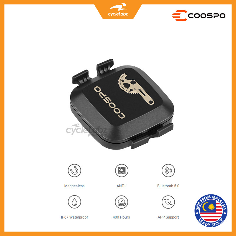 Waterproof IP67 Bicycle Speed Monitor Cycle Computer Speedometer Fit for Road Bike Augot Bike Cadence Sensor and Speed Sensor RPM Speed Cycling Cadence Sensor Wireless Bluetooth ANT 