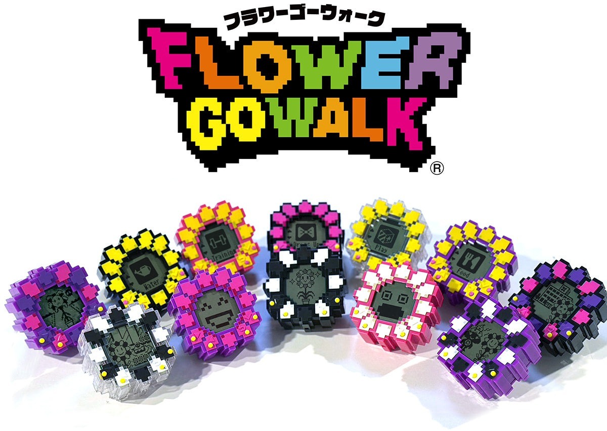 FLOWER GO WALK Multicolor Clear 村上隆