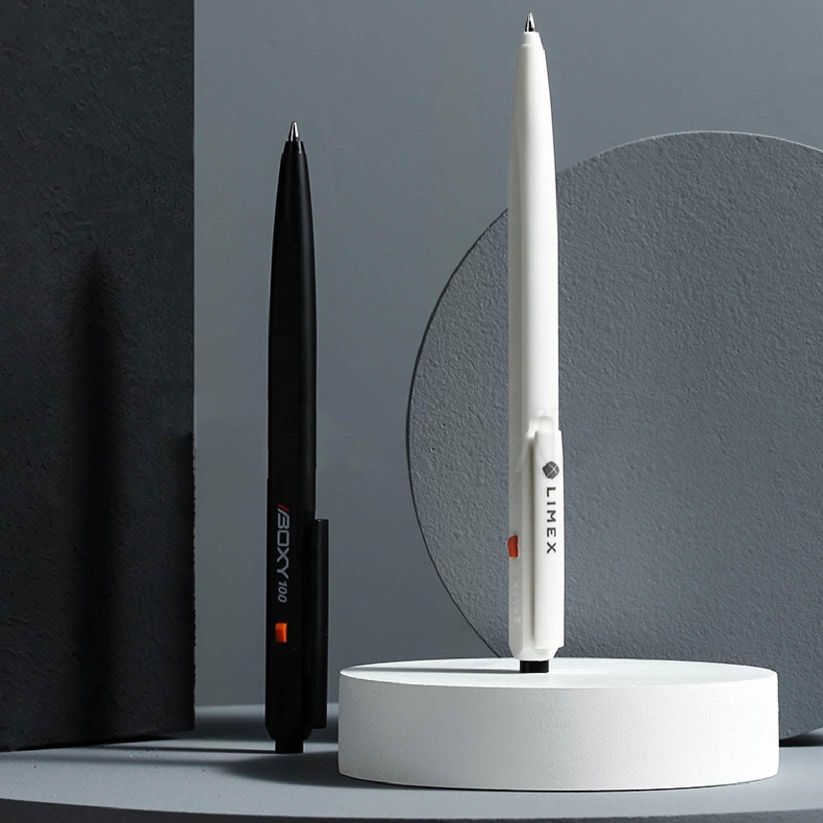 ◆【珍品】三菱鉛筆 MITSUBISHI PENCIL BOXY レコード盤型のノベルティグッズ VICTOR ビクター犬 ニッパー VIC2051 #s-147 : Mitsubishi Pencil Ballpoint Pen, Boxy, Black, BX100