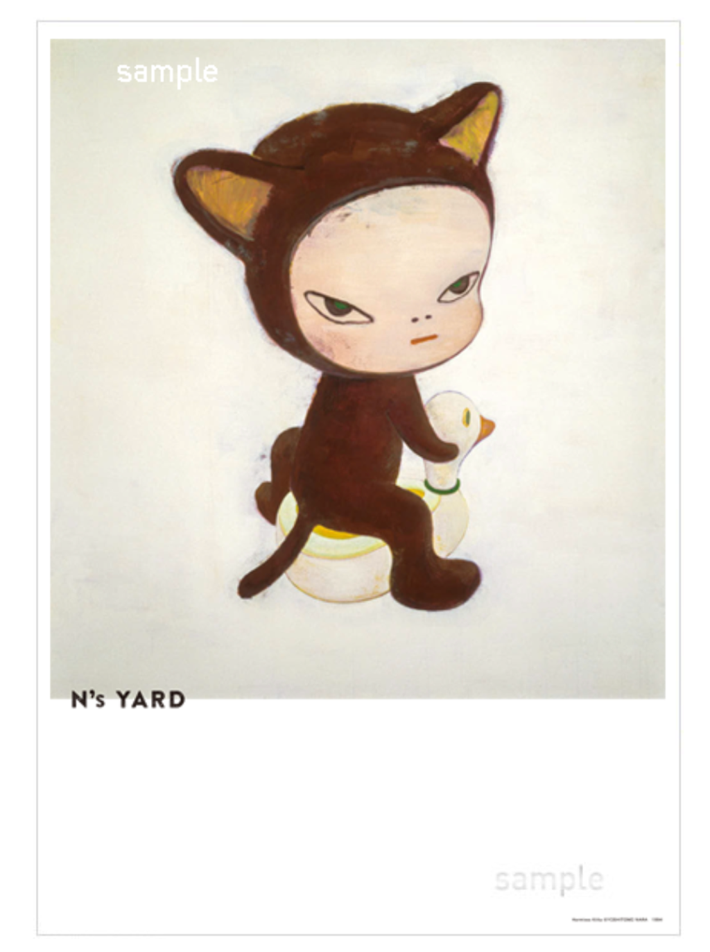 奈良美智 Blankey B3 ポスター