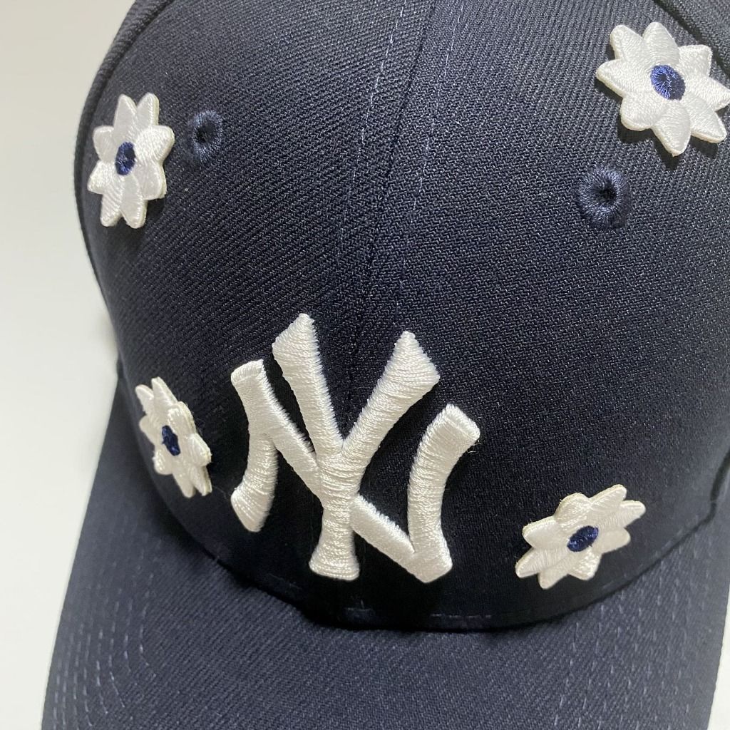 帽子 nickgear 3D flower cap Navy - 帽子 帽子 nickgear 3D flower cap Navy - 帽子