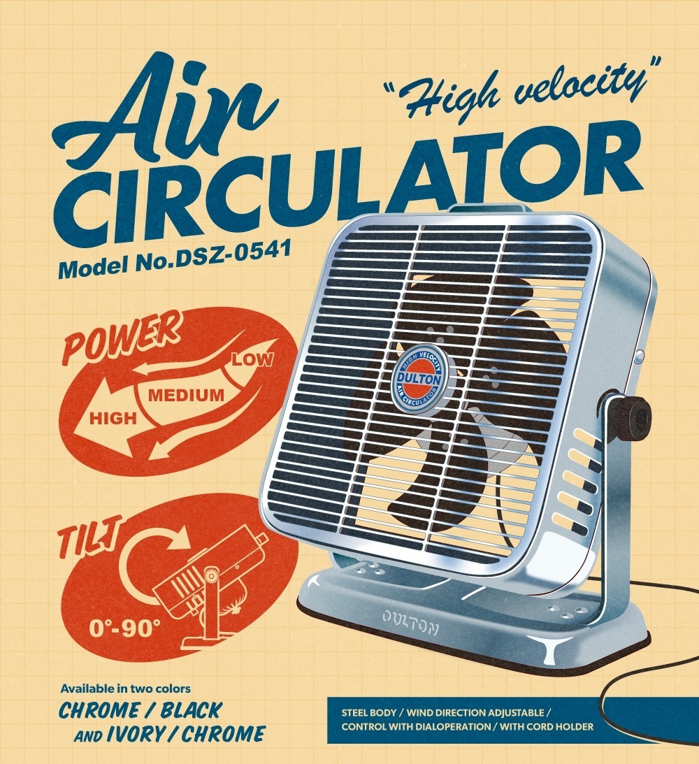 動作保証●DULTON BREEZE AIR CIRCULATOR HIGH VELOCITY ダルトン エアーサーキュレーター 扇風機 /G-63484 Pro Breeze PB-F09 10 Inch DC Air Circulator Fan Instruction Manual