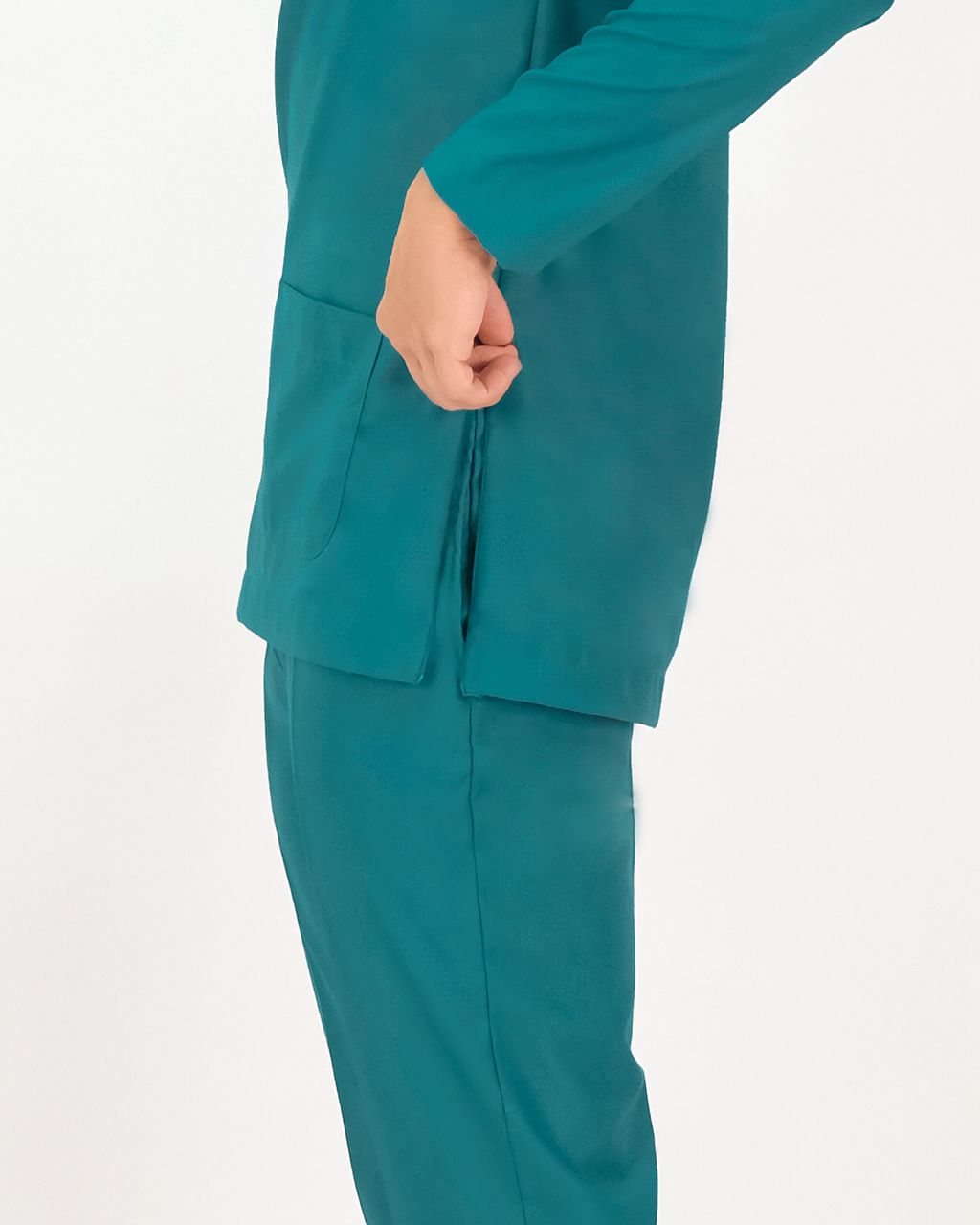 TEAL SIDE ZIP