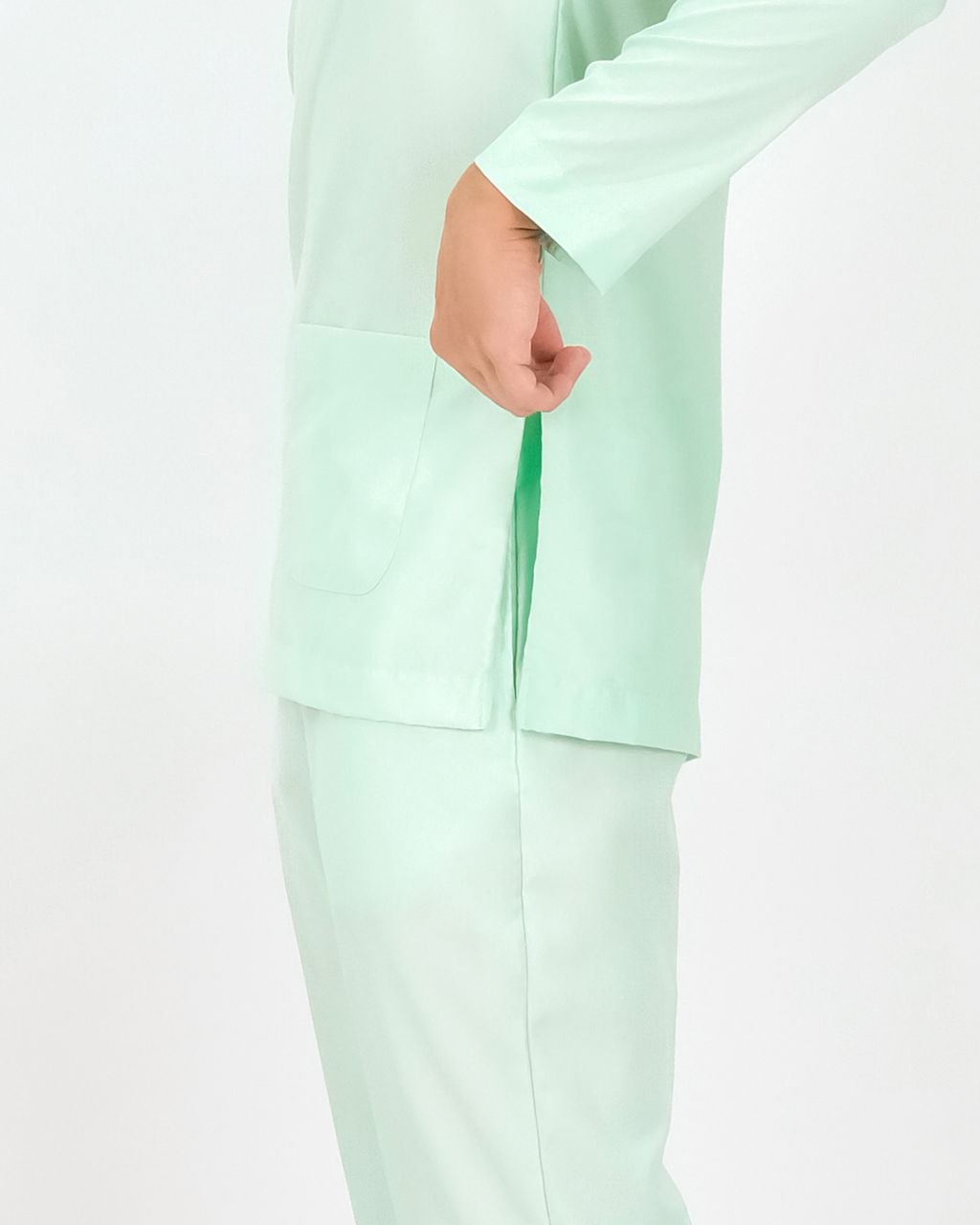 MINT GREEN SIDE ZIP