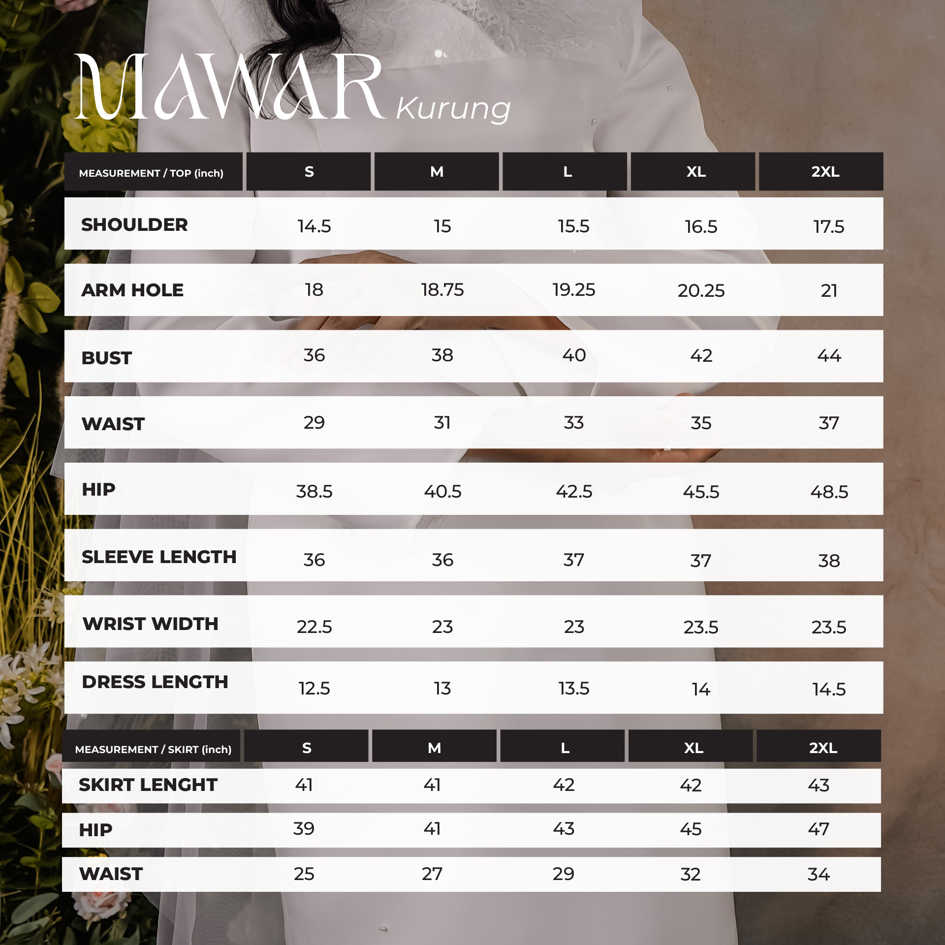 MAWAR SIZING