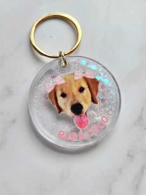 personalized tag keychain shaker liquid personalized (4)